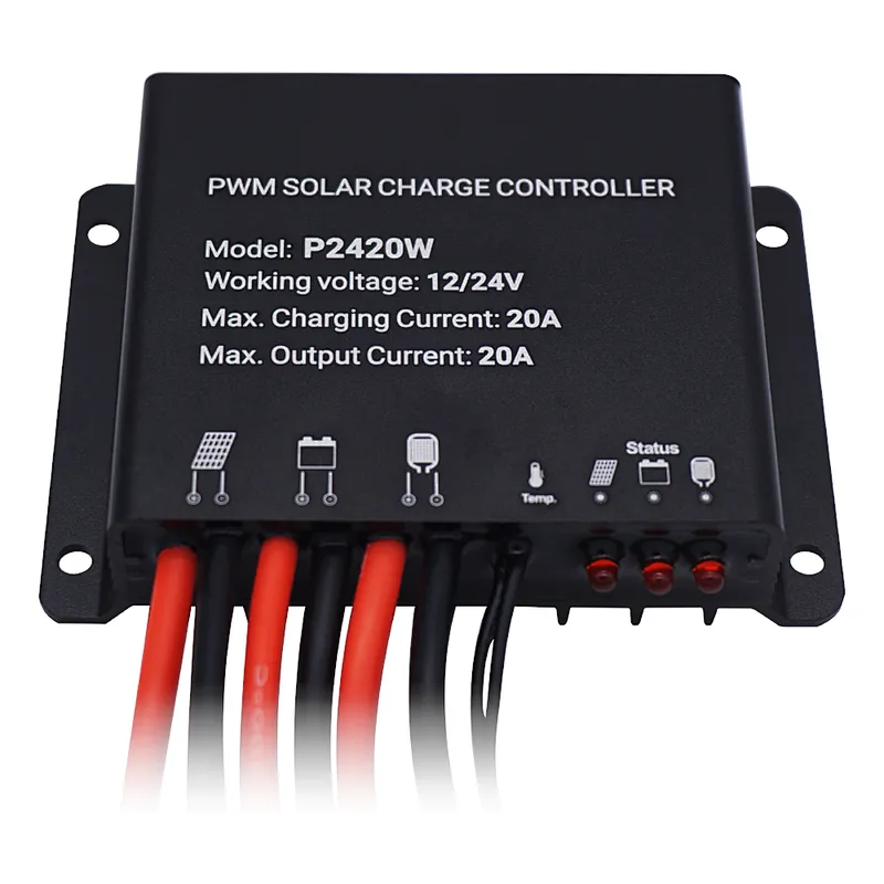 Régulateur De Charge Solaire MPPT 10A – 12V/24V Auto – Écran LCD – Contrôleur Intelligent Pour Panneaux Photovoltaïques & Batteries